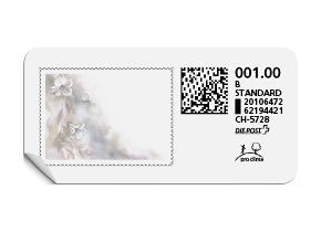 B-Post-Briefmarke «Blumen»